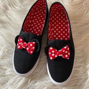 Disney Parks Minnie Mouse Slip On Sneakers